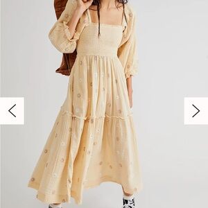 Free people embroidered dahlia dress